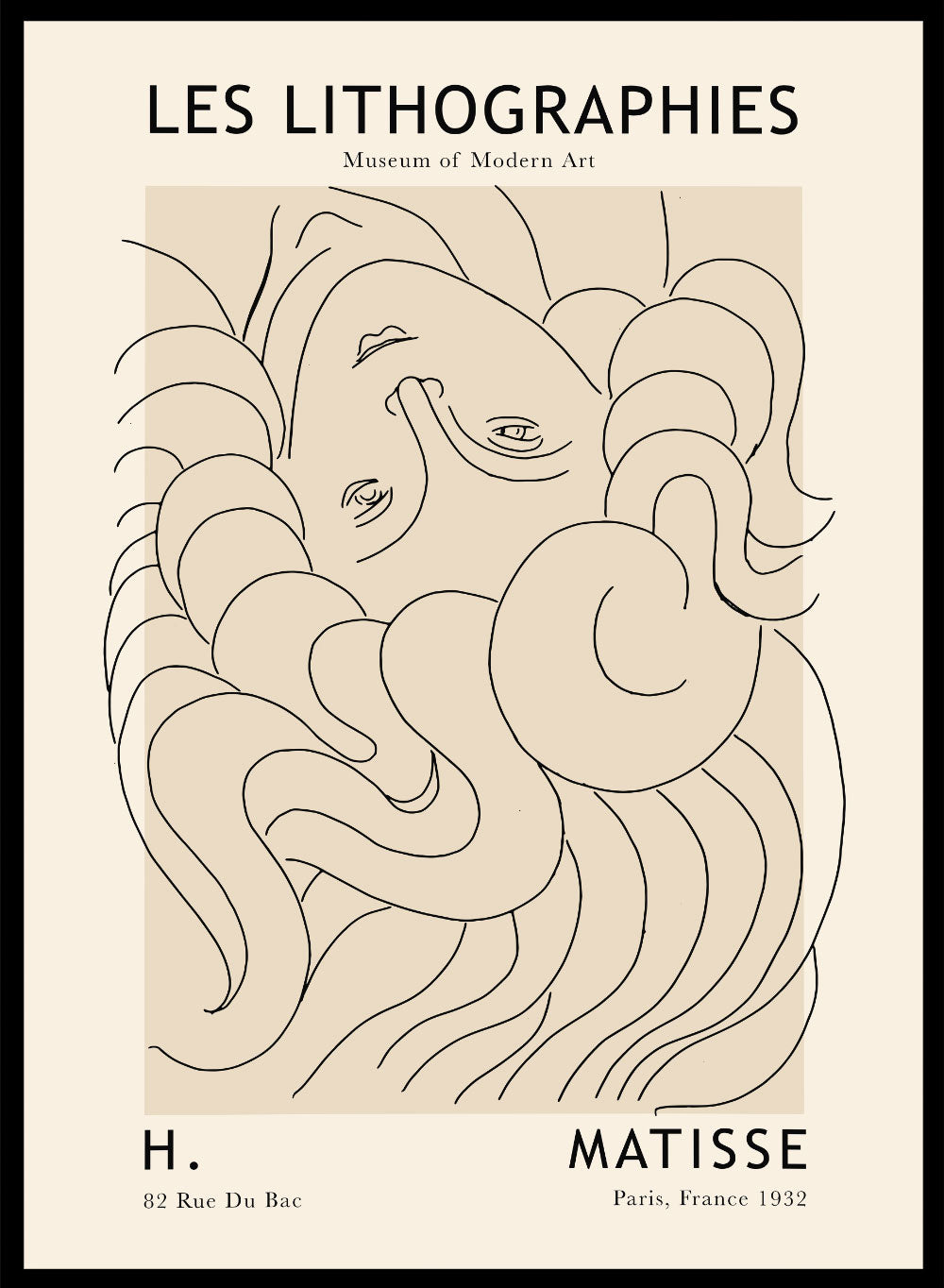 Boceto de mujer de Henri Matisse