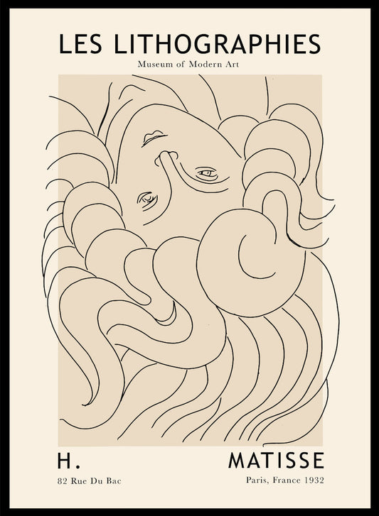 Boceto de mujer de Henri Matisse