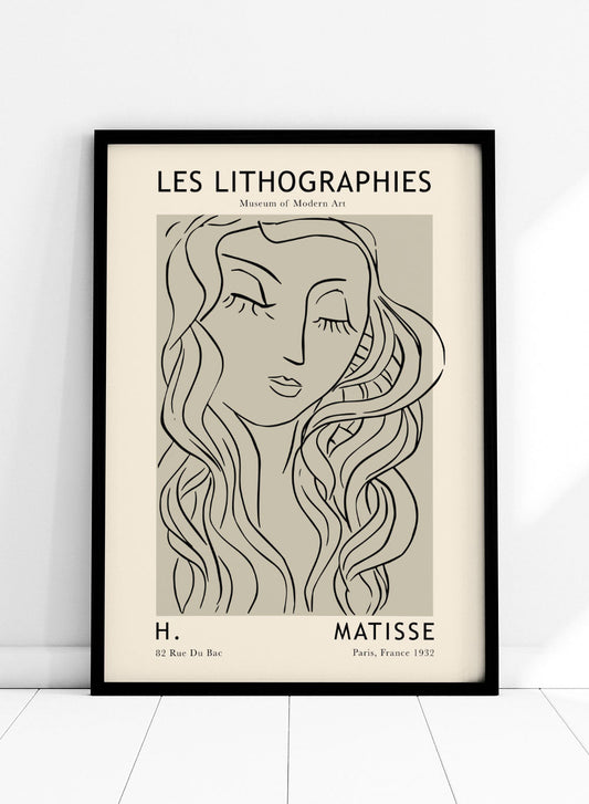 Boceto de mujer de Henri Matisse