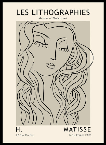 Boceto de mujer de Henri Matisse
