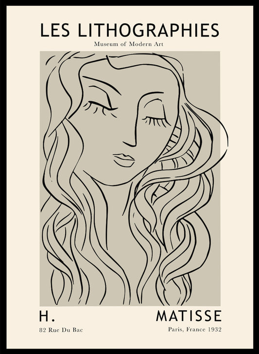 Boceto de mujer de Henri Matisse