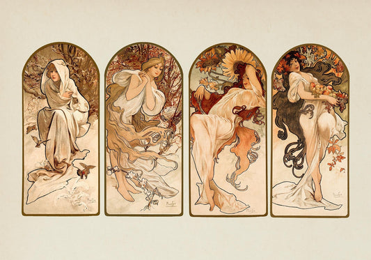 Las estaciones de Alphonse Mucha