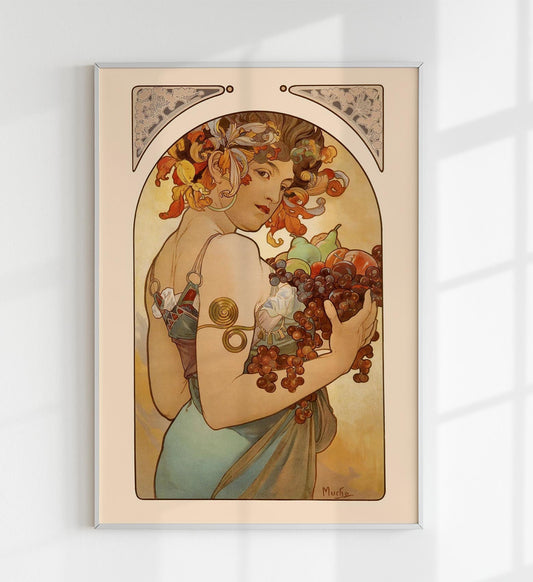 Fruta de Alphonse Mucha