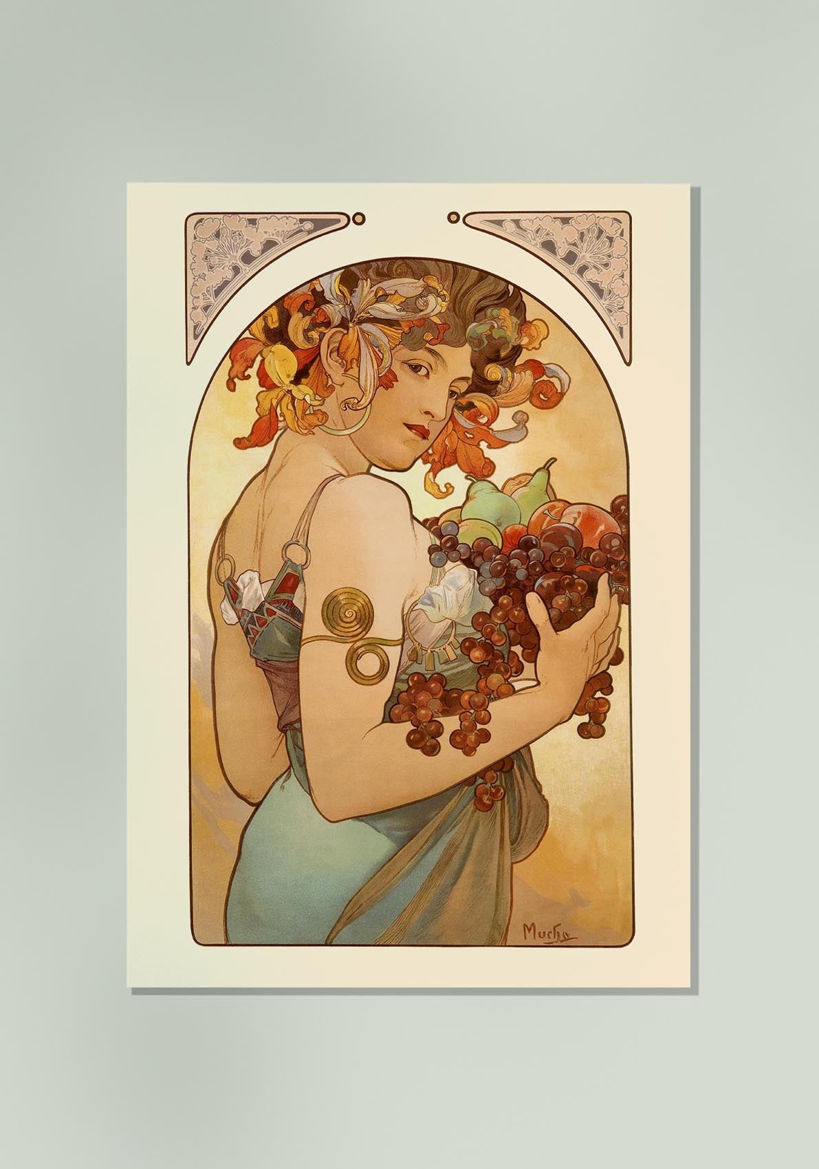 Fruta de Alphonse Mucha