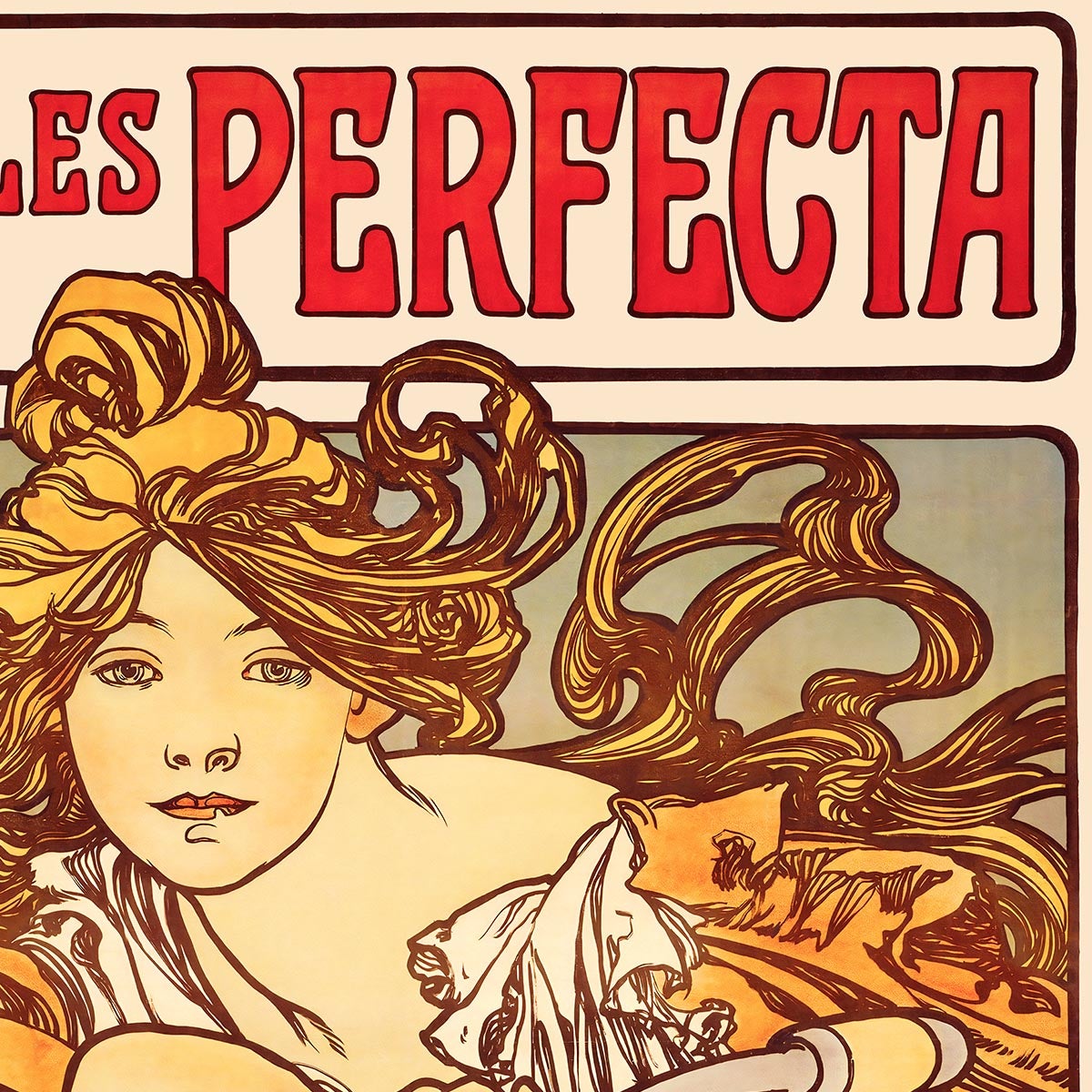 Cycles Perfecta by Alphonse Mucha