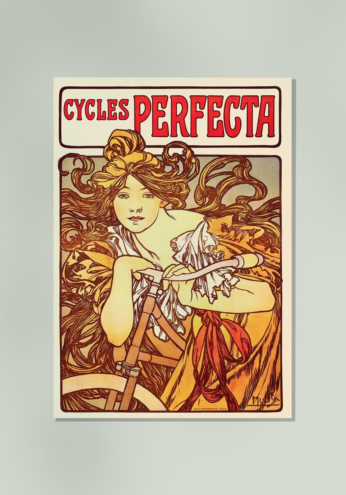 Cycles Perfecta by Alphonse Mucha