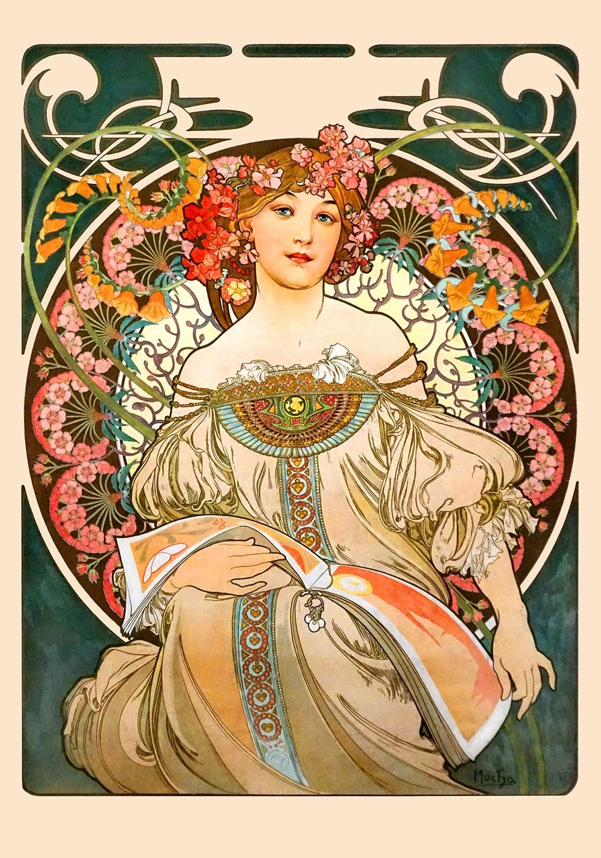 Reverie by Alphonse Mucha