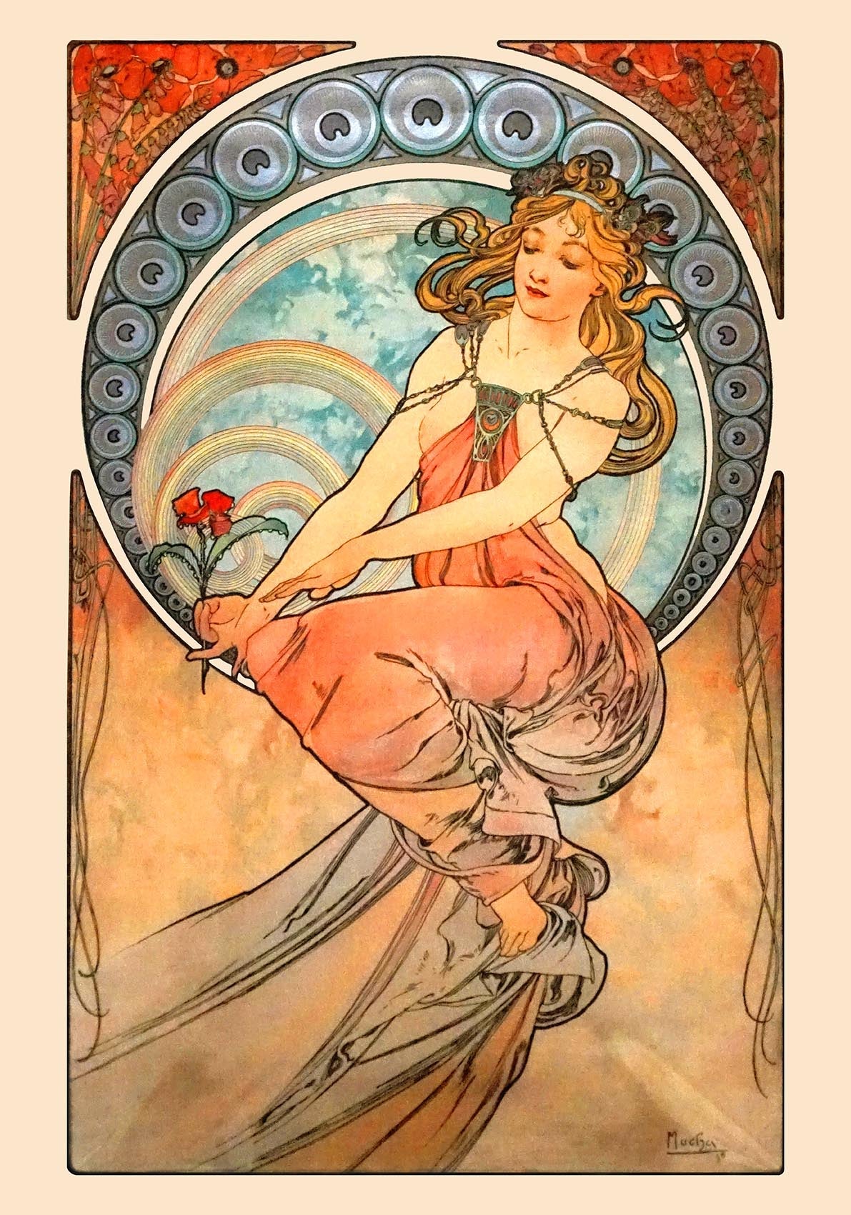 La Peinture by Alphonse Mucha