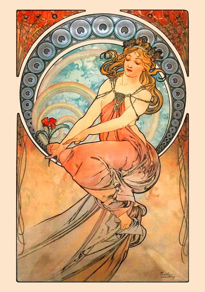 La Peinture by Alphonse Mucha