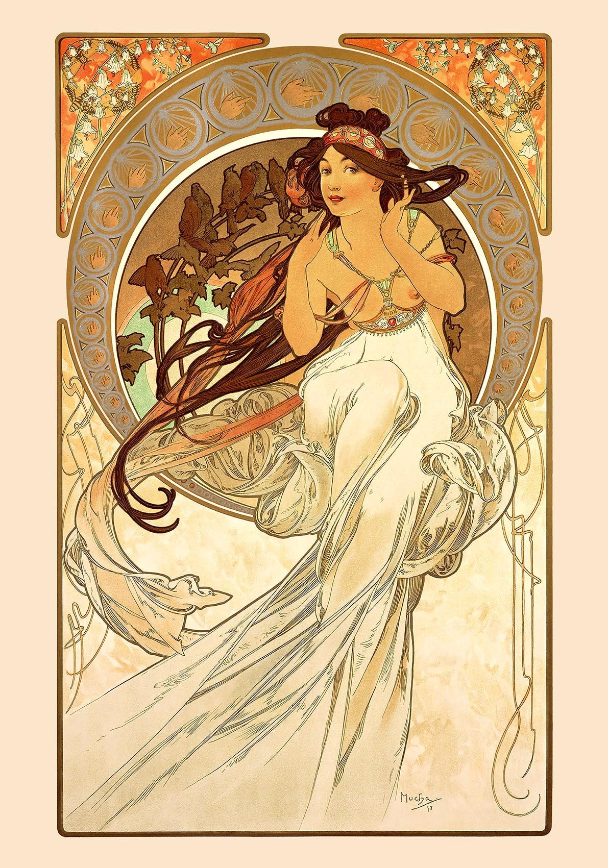 The Arts Music by Alphonse Mucha