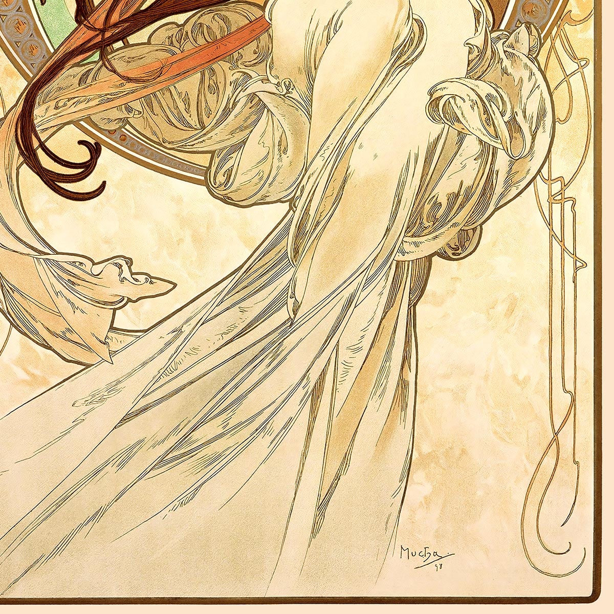 The Arts Music by Alphonse Mucha