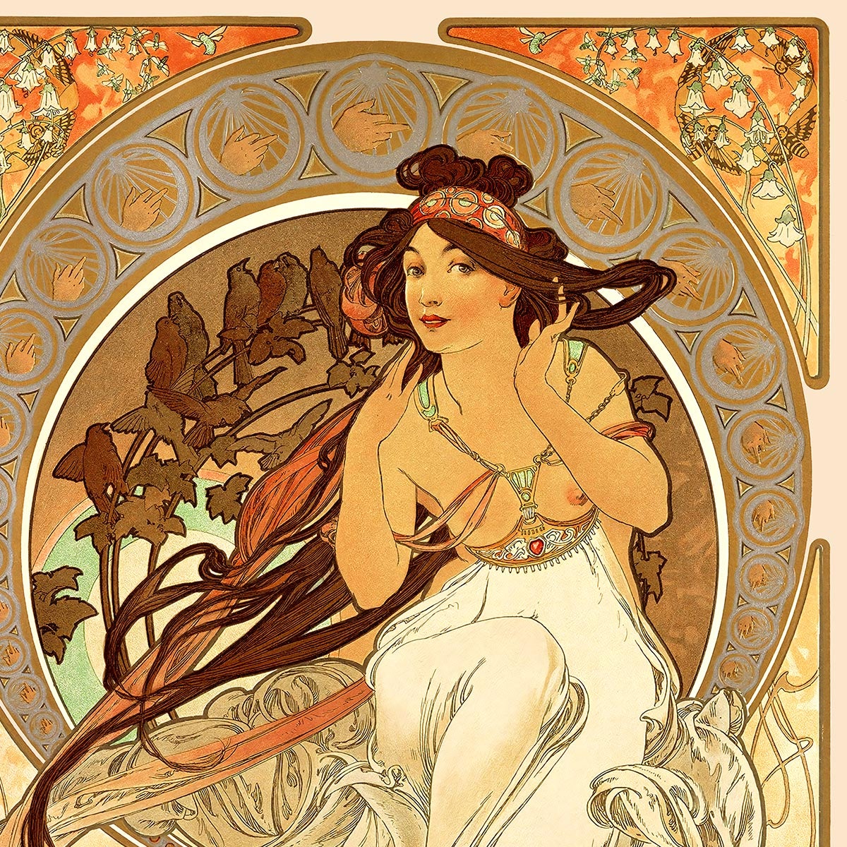 The Arts Music by Alphonse Mucha