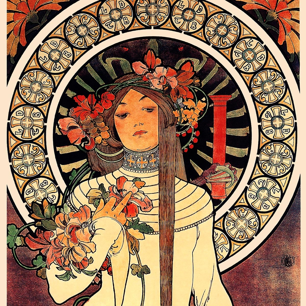 La Trappistine by Alphonse Mucha