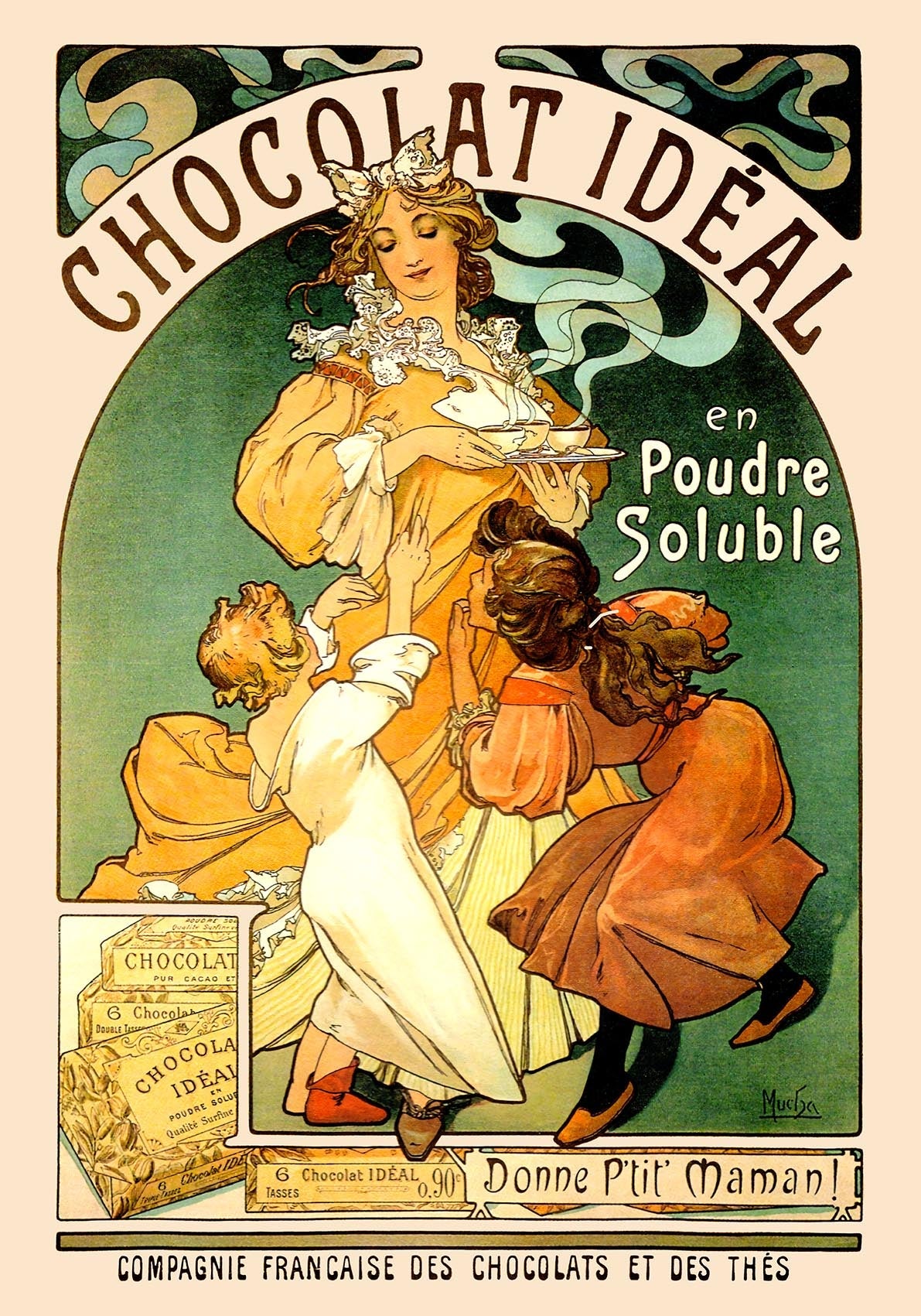 Chocolate Ideal de Alphonse Mucha