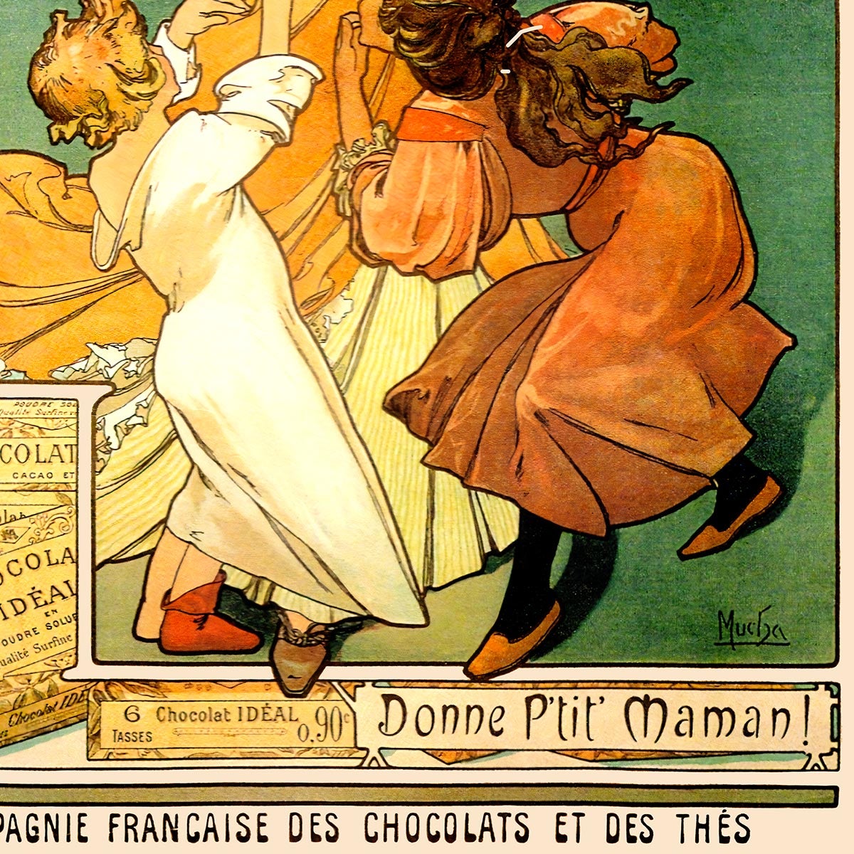 Chocolat Ideal by Alphonse Mucha