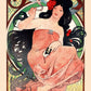 JOB Cigarette Ad by Alphonse Mucha