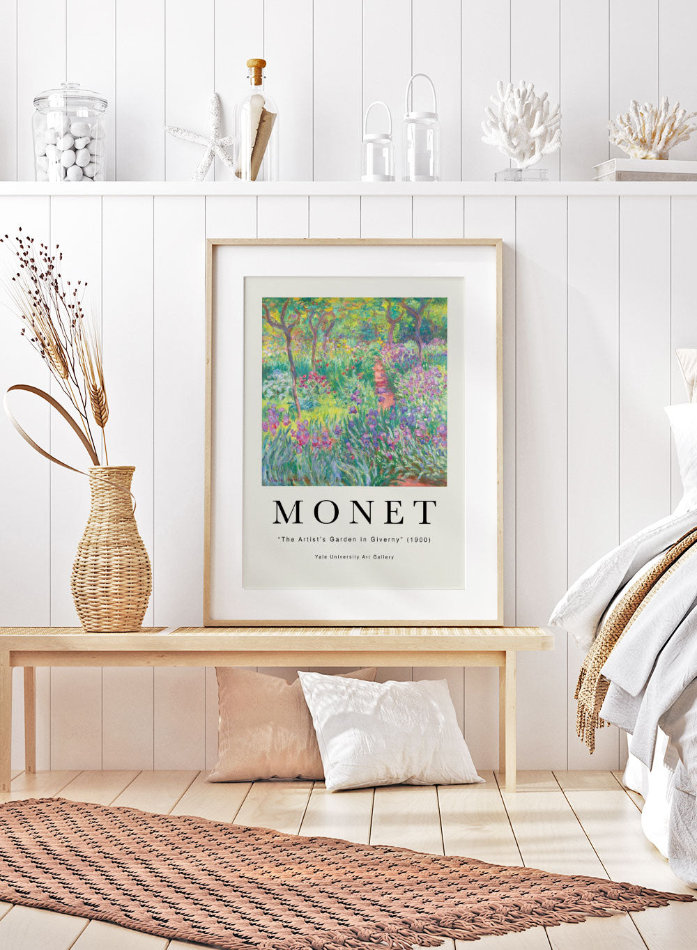 The Artist’s Garden in Giverny by Monet Print