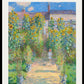 The Artist's Garden at Vétheuil 1881 by Monet Print