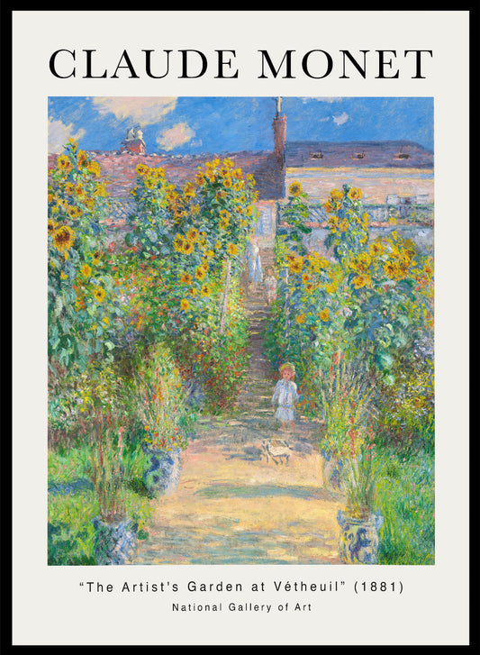 El jardín del artista en Vétheuil, 1881, Monet