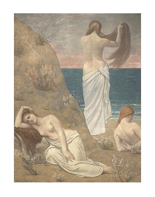 Young Women at the Sea Shore (petite version)