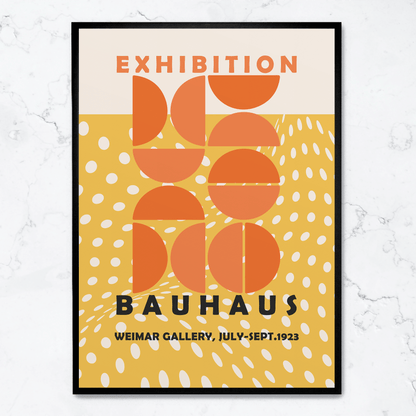 Bauhaus Abstracto Amarillo