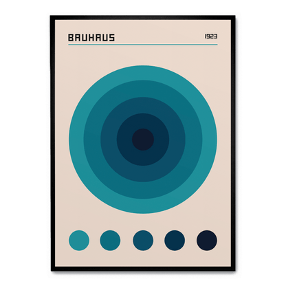 Código de color azul Bauhaus