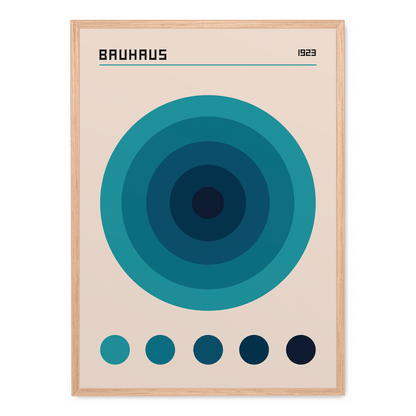 Código de color azul Bauhaus