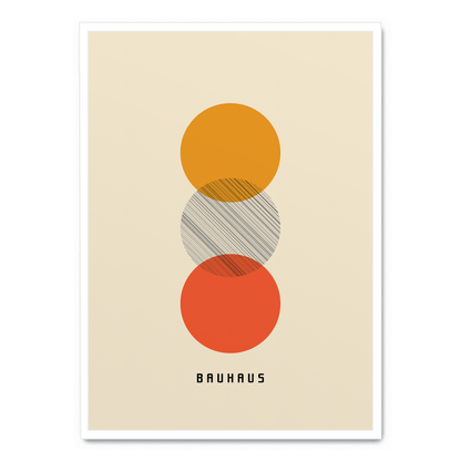 Círculos de colores de la Bauhaus