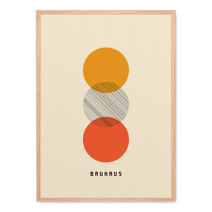 Círculos de colores de la Bauhaus