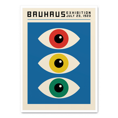 Ojos de colores de la Bauhaus