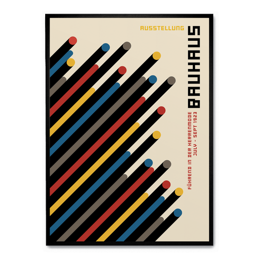 Bauhaus Lines With Dots