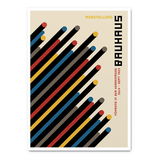 Bauhaus Lines With Dots