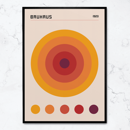 Código de color naranja Bauhaus