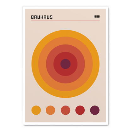 Código de color naranja Bauhaus