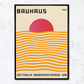 Bauhaus Red Sun