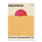 Bauhaus Red Sun