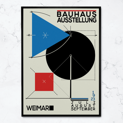 Abstracto retro de la Bauhaus