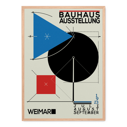Abstracto retro de la Bauhaus