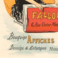 Fallou te Paris Vintage Poster by Roedel