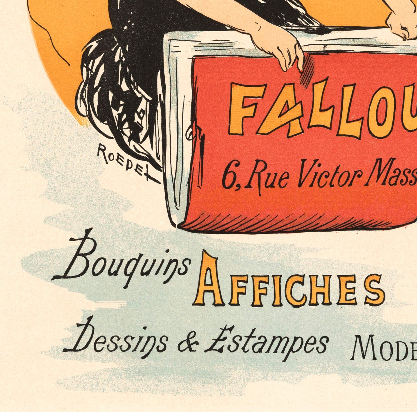 Fallou te Paris Vintage Poster by Roedel