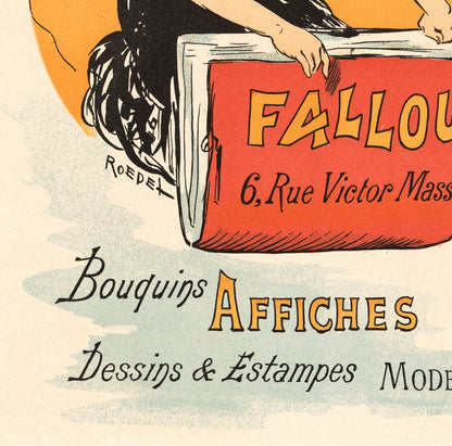 Póster vintage Fallou te Paris de Roedel