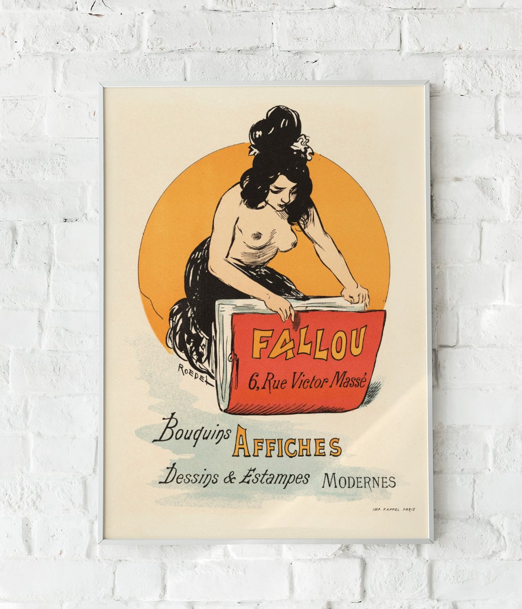 Fallou te Paris Vintage Poster by Roedel