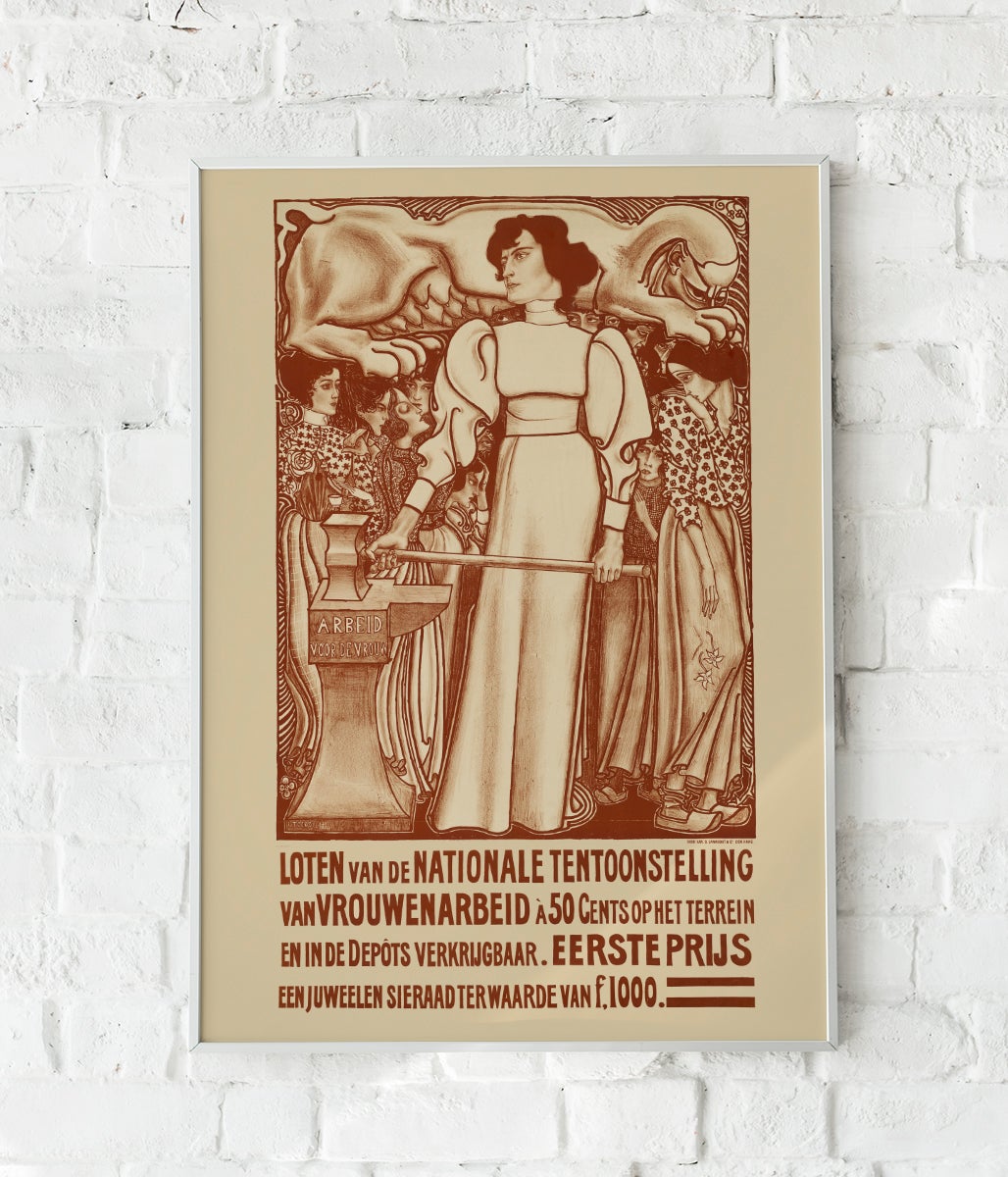 Labor for the Women Vintage Poster by Jan Toorop