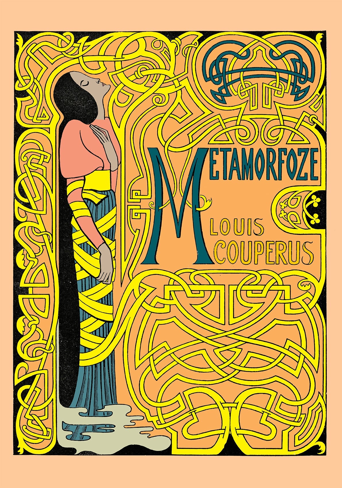 Metamorfoze Colored Vintage Poster by Jan Toorop