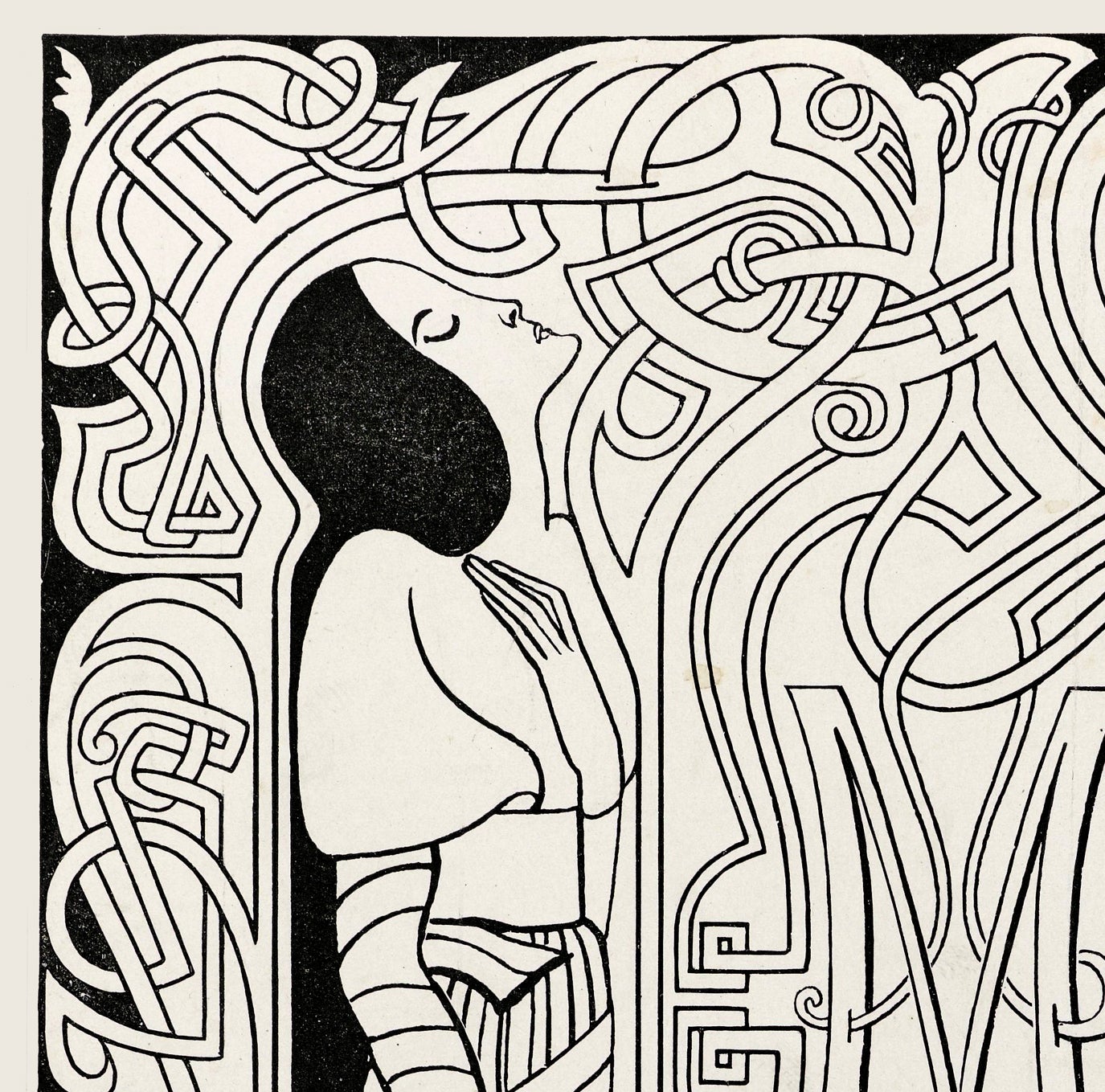 Metamorfoze Vintage Poster by Jan Toorop