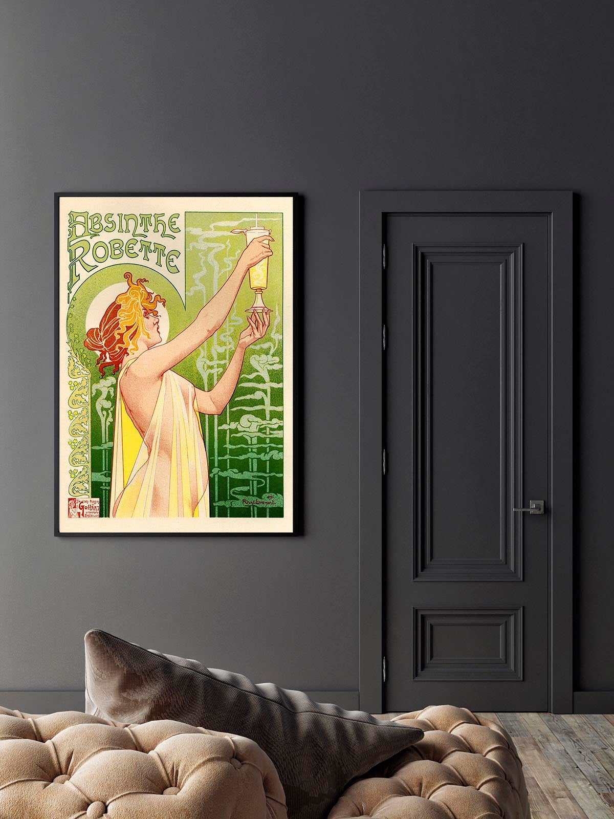 Absinthe Art Nouveau Vintage Poster