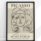 Portrait of Francoise Gilot II by Pablo Picasso Exhibition Poster