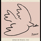 Dove of Peace by Pablo Picasso, Exhibition Poster Print, Pink