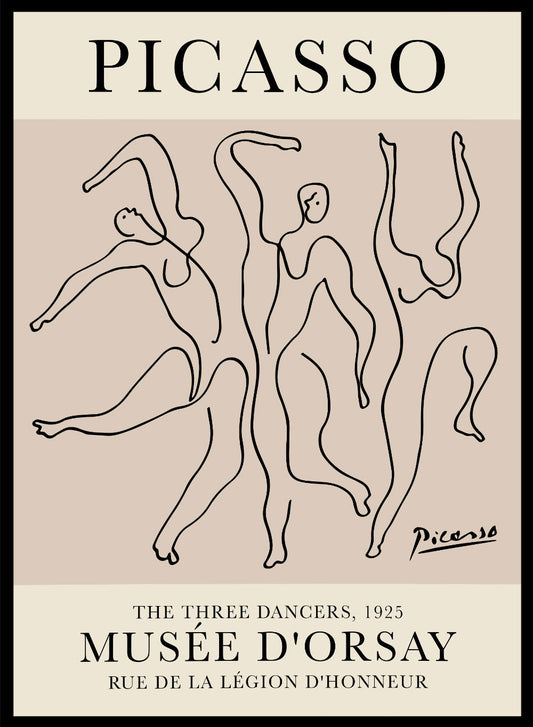 Los tres bailarines 1925 de Pablo Picasso