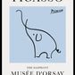 The Elephant Line Drawing by Pablo Picasso Print